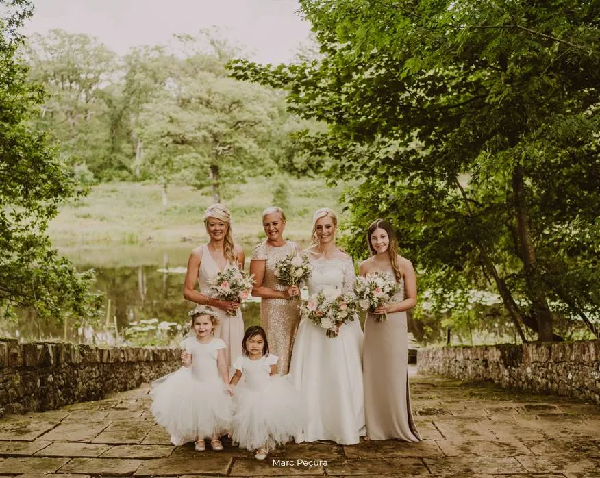 Kinmount-House-Garden-Canopy-Bridesmaids Kinmount House Garden Canopy Bridesmaids