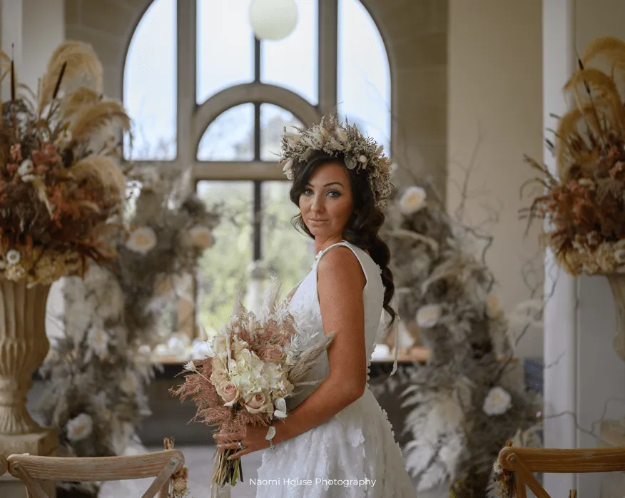 Kinmount-House-Orangery-Bride-Flowers Kinmount House Orangery Bride Flowers